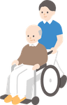 障害認定・介護のイラスト