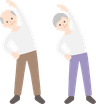 定年・年金受給のイラスト