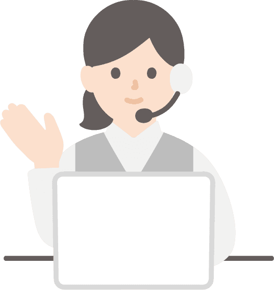 届出をスムーズに進める人のイラスト